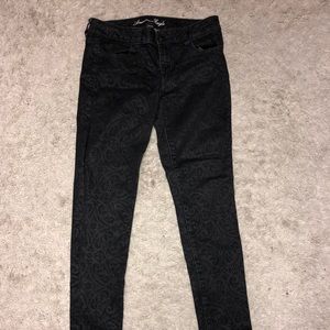 American Eagle Patterned Skinny Jeans
